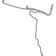 Audi 89A-955-953 Washer Hose