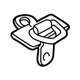 Audi 8D5-887-261-A Tie Down Hook