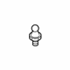 Audi 4N0-103-164 Engine Cover Ball Stud