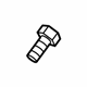 Audi N-909-499-02 Woofer Screw