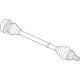 Audi 4KE-501-203-F Axle Assembly