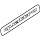 Audi 4G8-853-737-2ZZ Nameplate