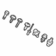 Audi 8K0-098-627 Mount Kit