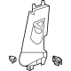 Audi 4K8-867-243-E-25M Upper Center Pillar Trim