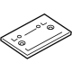 Audi 4K9-827-113-9B9 License Bracket
