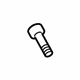 Audi N-106-208-01 Seat Belt Bezel Screw