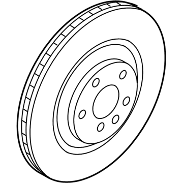 Audi Brake Rotor - 8W0-615-301-AB