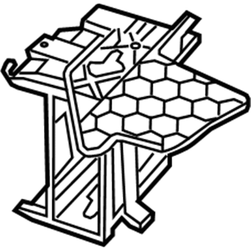 8F0-035-313-A Audi Bracket Illustration 1 of 1