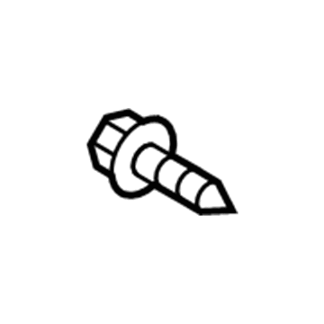Audi N-014-341-1 Woofer Screw N-014-341-1 Audi Woofer Screw Illustration 1 of 1