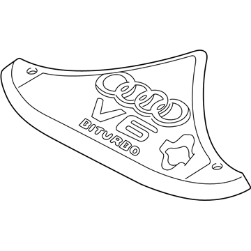 Audi A6 Quattro Engine Cover - 078-103-927-AE