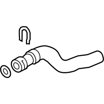 Audi S8 Water Hose - 4H0-121-101-AD