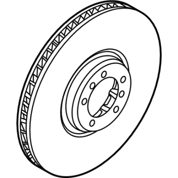 Audi Brake Rotor - 4M8-615-301-D