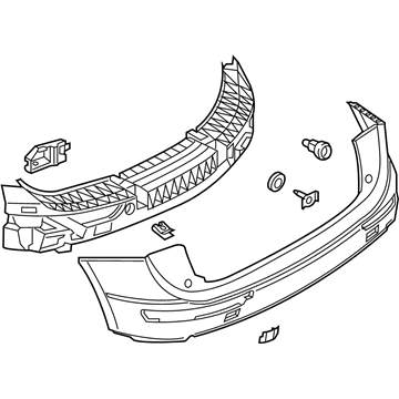 Audi Q5 Bumper Cover - 8R0-807-303-B-GRU