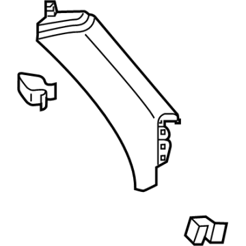 Audi SQ8 e-tron Pillar Panels - 4KE-867-288-2O9