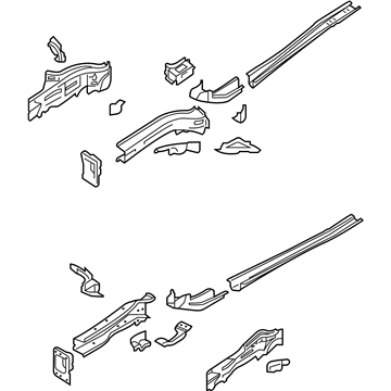 Audi TT Quattro Frame Rail - 8S7-803-104-TB