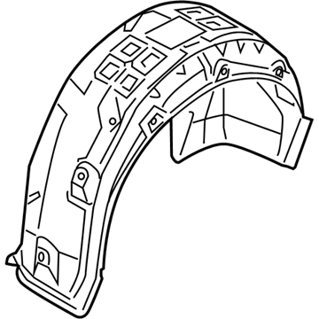 Audi S7 Wheelhouse - 4G8-810-171-C