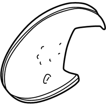 Audi A6 Brake Dust Shields - 8E0-615-612-E