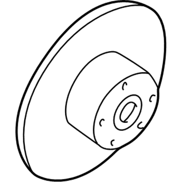 Audi 100 Brake Rotor - 4A0-615-601-A