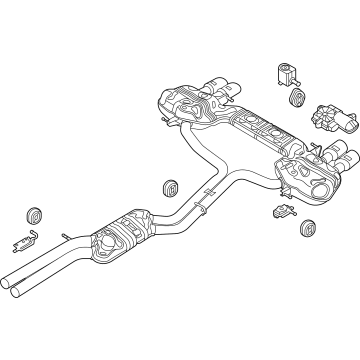 Audi RS7 Sportback Exhaust Pipe - 4K0-253-181-CB