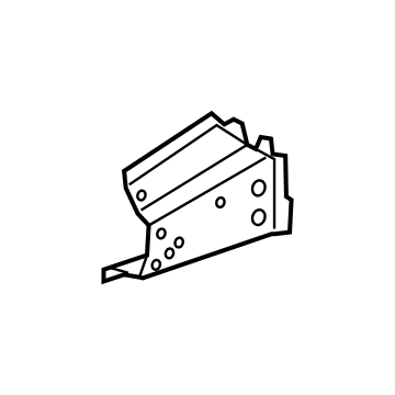 Audi 80A-809-109-A-STL Reinforcement Plate 80A-809-109-A-STL Audi Reinforcement Plate Illustration 1 of 1