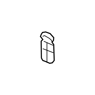 80A-810-950 Audi Lower Pillar Reinforcement Spacer Illustration 1 of 1