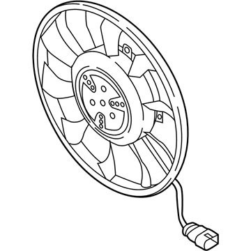 Audi Q5 Radiator fan - 80A-959-455-F