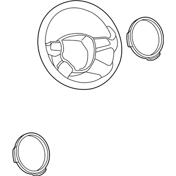 Audi A3 Quattro Steering Wheel - 8K0-419-091-6PS