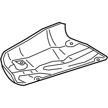 Audi 8R0-201-308-C Heat Shield Audi 8R0-201-308-C Heat Shield