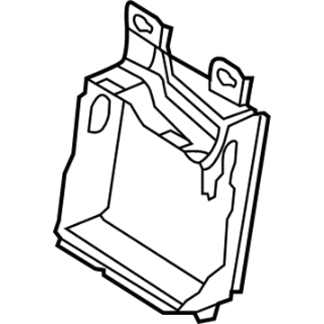 Audi 4H0-121-673-D Auxiliary Radiator Duct Audi 4H0-121-673-D Auxiliary Radiator Duct
