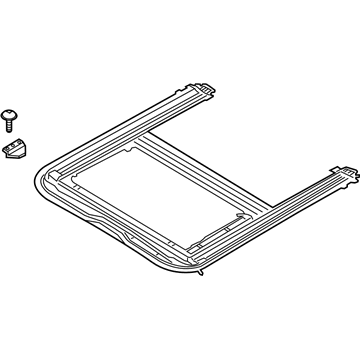 Audi 4G8-877-049-A Frame Assembly 4G8-877-049-A Audi Frame Assembly Illustration 1 of 1