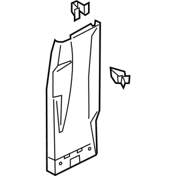 Audi 4KE-867-239-4PK Lower Center Pillar Trim Audi 4KE-867-239-4PK Lower Center Pillar Trim