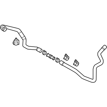 Audi SQ6 e-tron Coolant Pipe - 85E-122-157-C