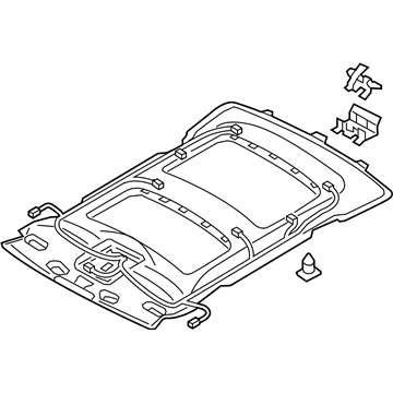 Audi 4H4-867-505-BK-EP1 Headliner Audi 4H4-867-505-BK-EP1 Headliner
