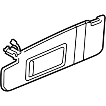 Audi S8 Sun Visor - 4H0-857-552-B-EU4