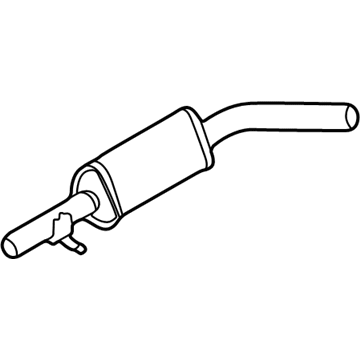 Audi TT Exhaust Resonator - 8N0-253-209-D