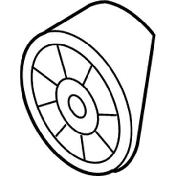 Audi Timing Belt Idler Pulley - 077-109-244-F