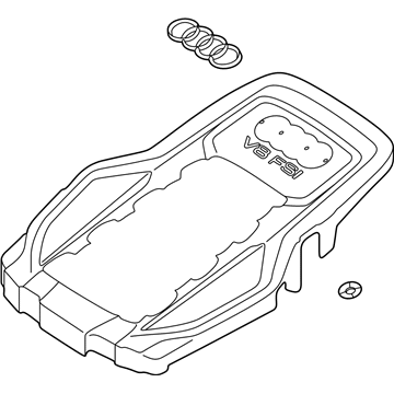 Audi S5 Engine Cover - 079-103-925-P