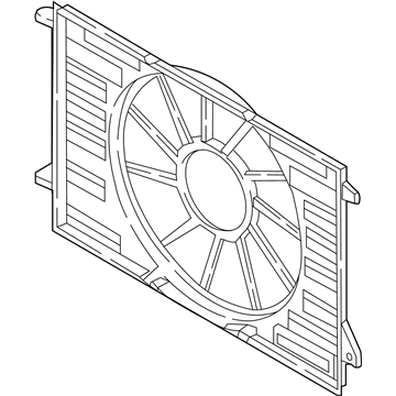 Audi SQ8 e-tron Fan Shroud - 8W0-121-207-B
