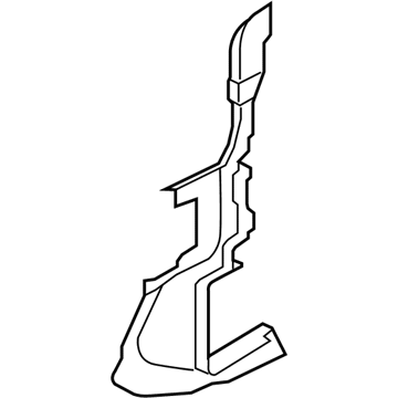 Audi 8T0-121-283-K Air Duct 8T0-121-283-K Audi Air Duct Illustration 1 of 1