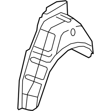 8T0-809-411-A Audi Outer Wheelhouse Illustration 1 of 1