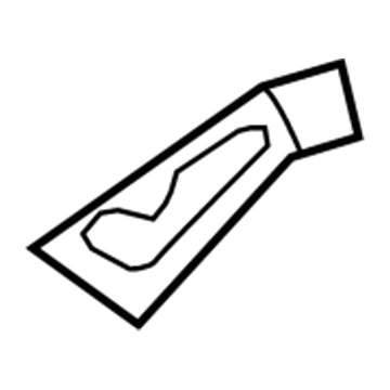 8T0-809-991 Audi Filler Plate Illustration 1 of 1