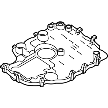 Audi Oil Pan Baffle - 06J-103-138-AE