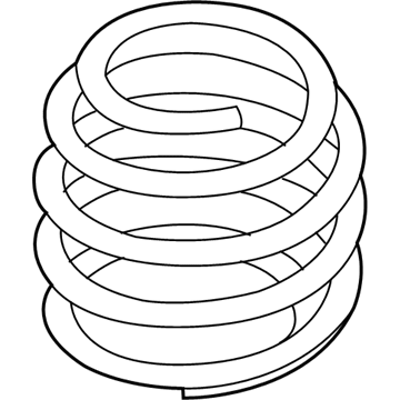 Audi 1K0-411-105-BB Spring 1K0-411-105-BB Audi Spring Illustration 1 of 1