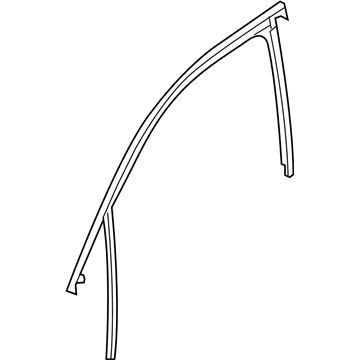 Audi Q3 Window Run - 8U0-837-439-A