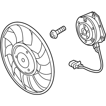 Audi RS7 Radiator fan - 4H0-959-455-AG