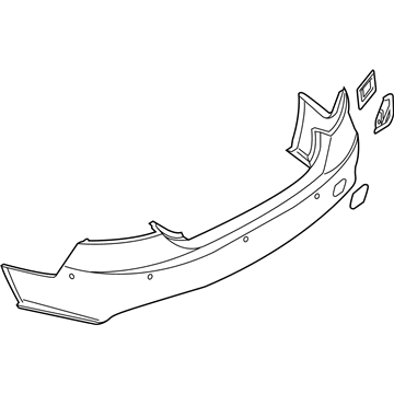 Audi RS7 Bumper Cover - 4G8-807-067-AK-GRU