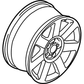 Audi 4E0-601-025-S-Z17 Wheel, Alloy 4E0-601-025-S-Z17 Audi Wheel, Alloy Illustration 1 of 1