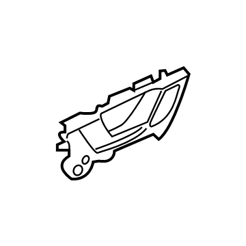Audi 4KE-837-020-D-4PK Handle, Inside Audi 4KE-837-020-D-4PK Handle, Inside