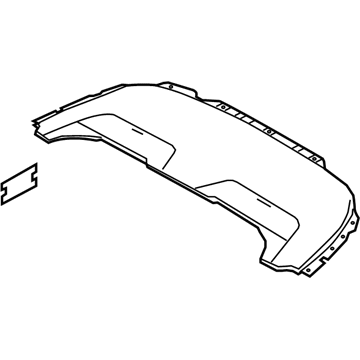 Audi 8F0-871-993-B-1CR Outer Cover Audi 8F0-871-993-B-1CR Outer Cover