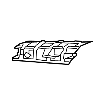 80A-807-095-A Audi Center Support Illustration 1 of 1